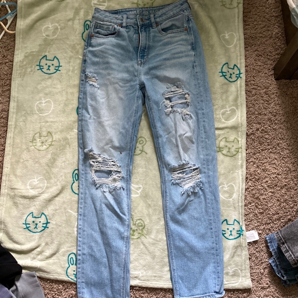 Amerizan Eagle Distressed ripped jeans